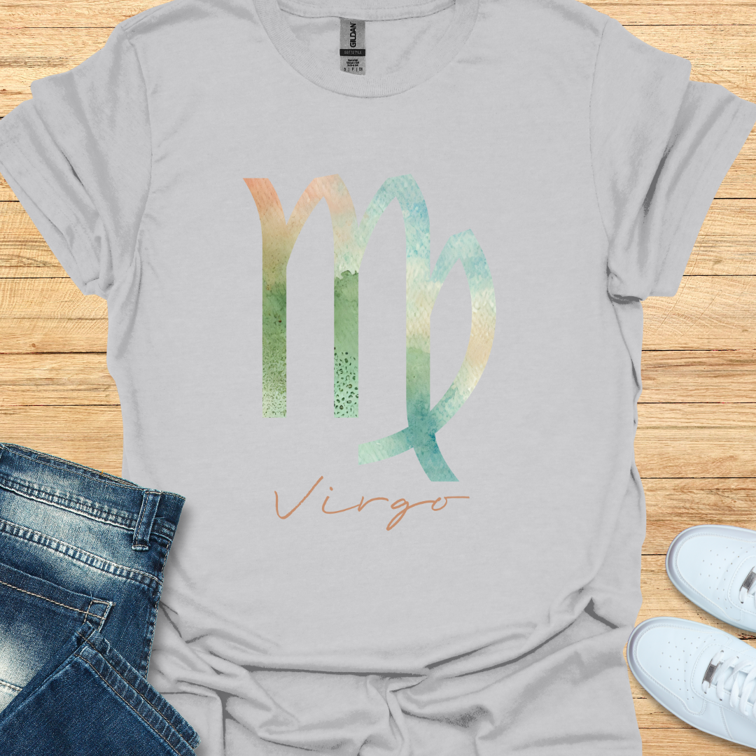 Virgo Bold Watercolor Sign T-Shirt