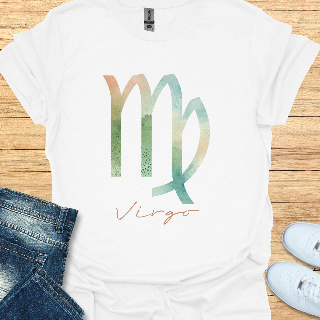 Virgo Bold Watercolor Sign T-Shirt
