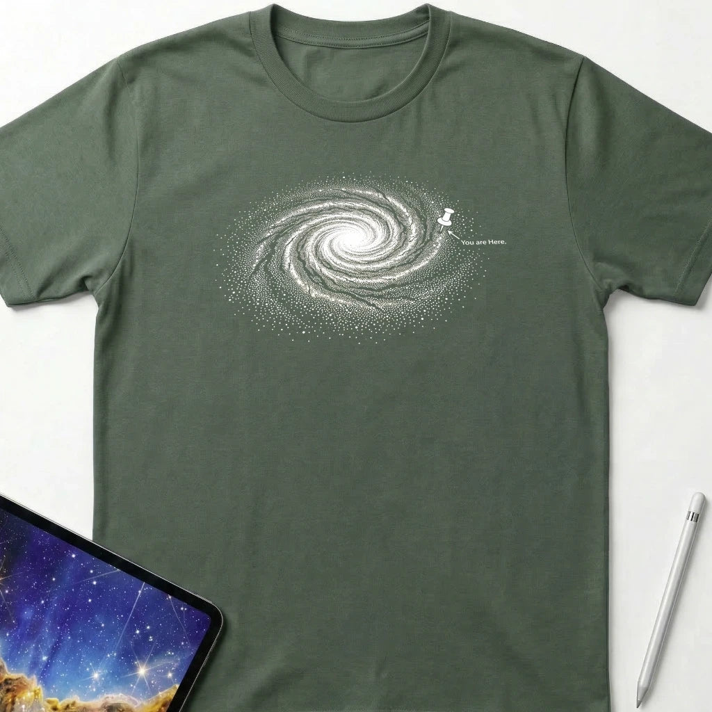 You Are Here T-Shirt Military Green