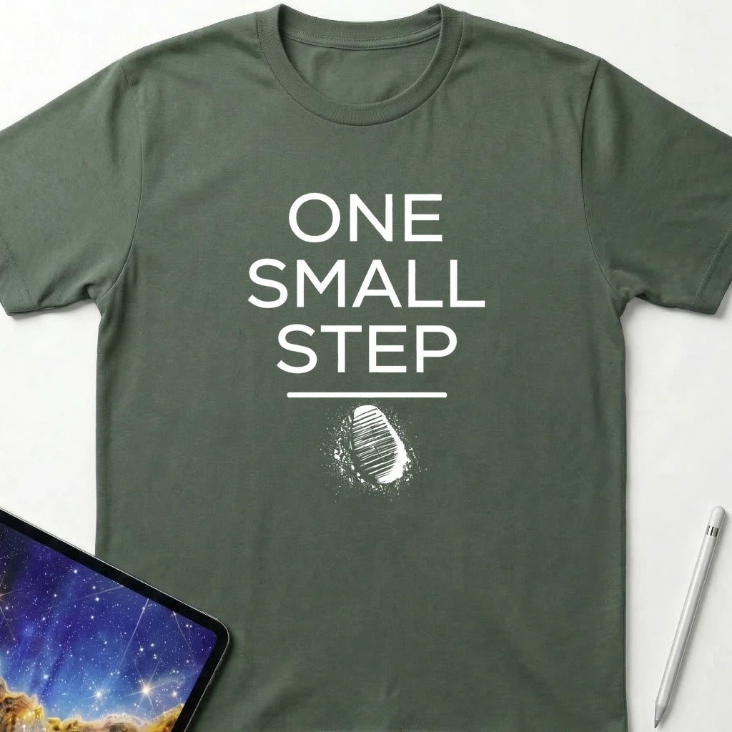 One Small Step T-Shirt Military Green