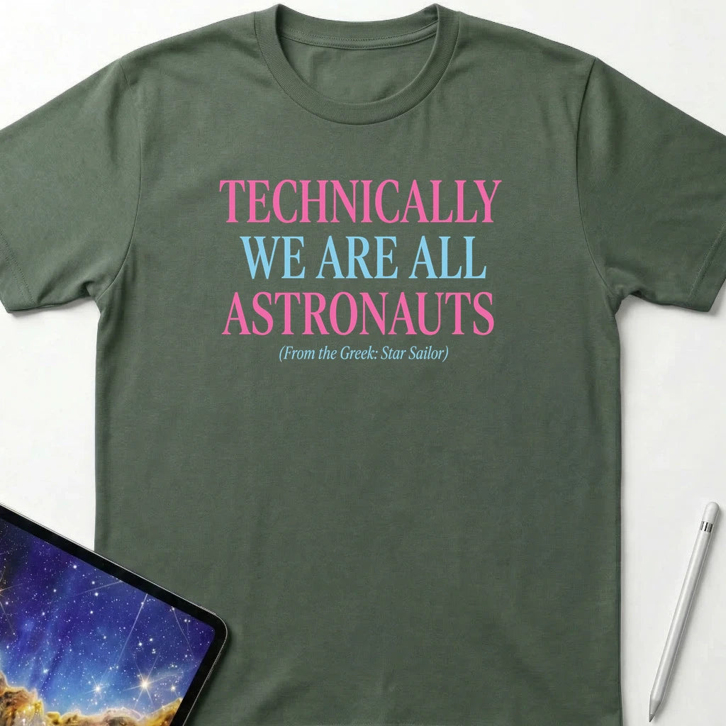 Technically Astronauts T-Shirt Military Green