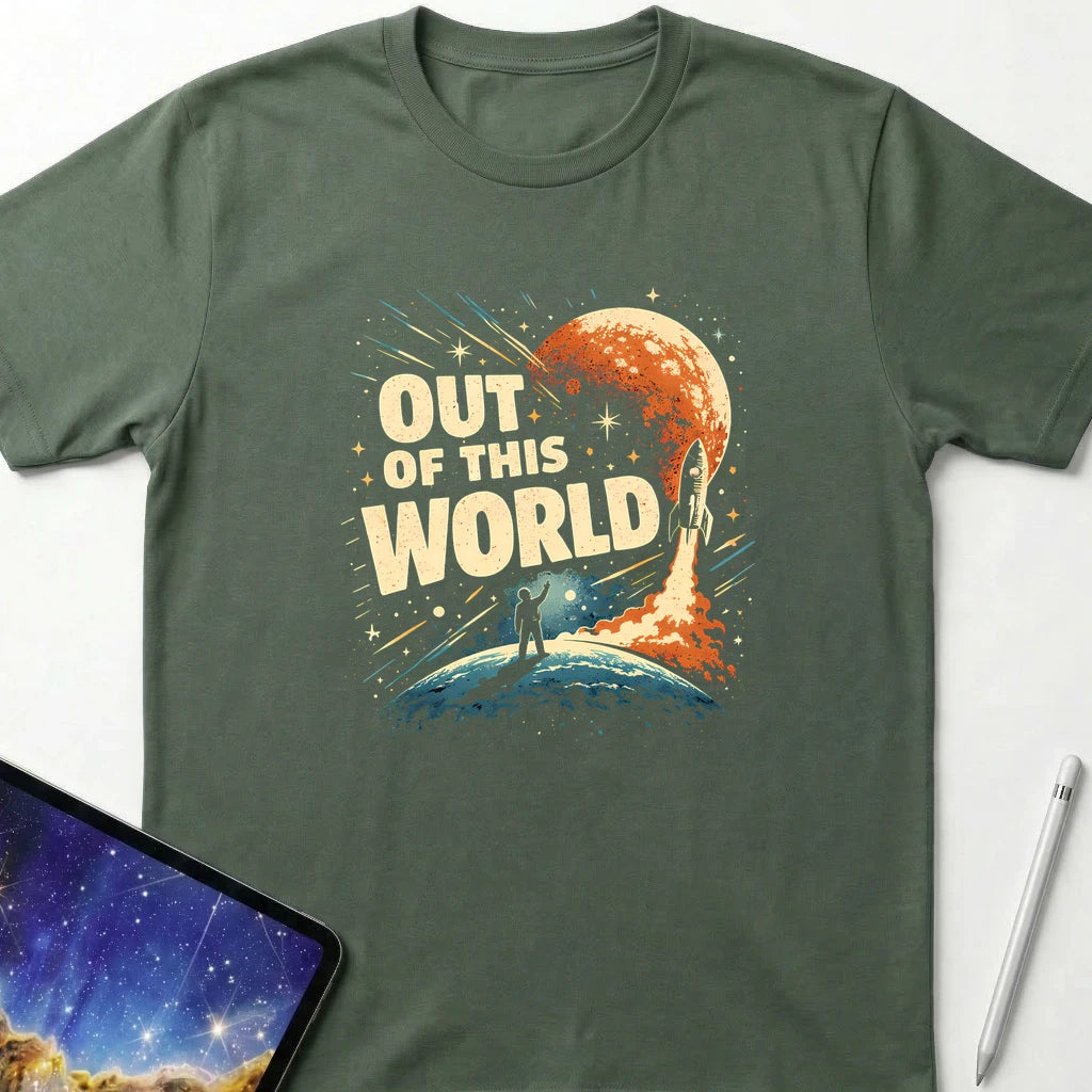 Out of this World T-Shirt Military Green
