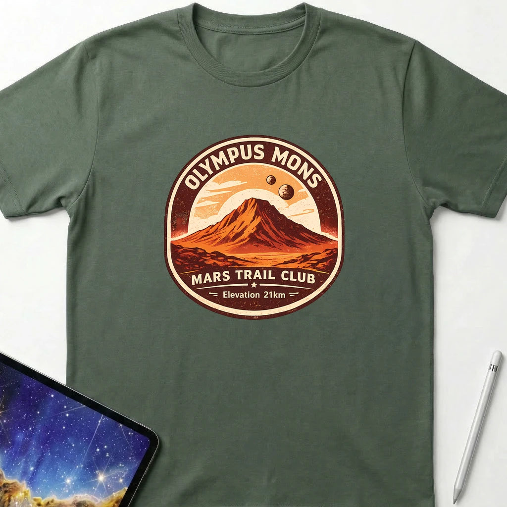 Mars Trail Club T-Shirt Military Green