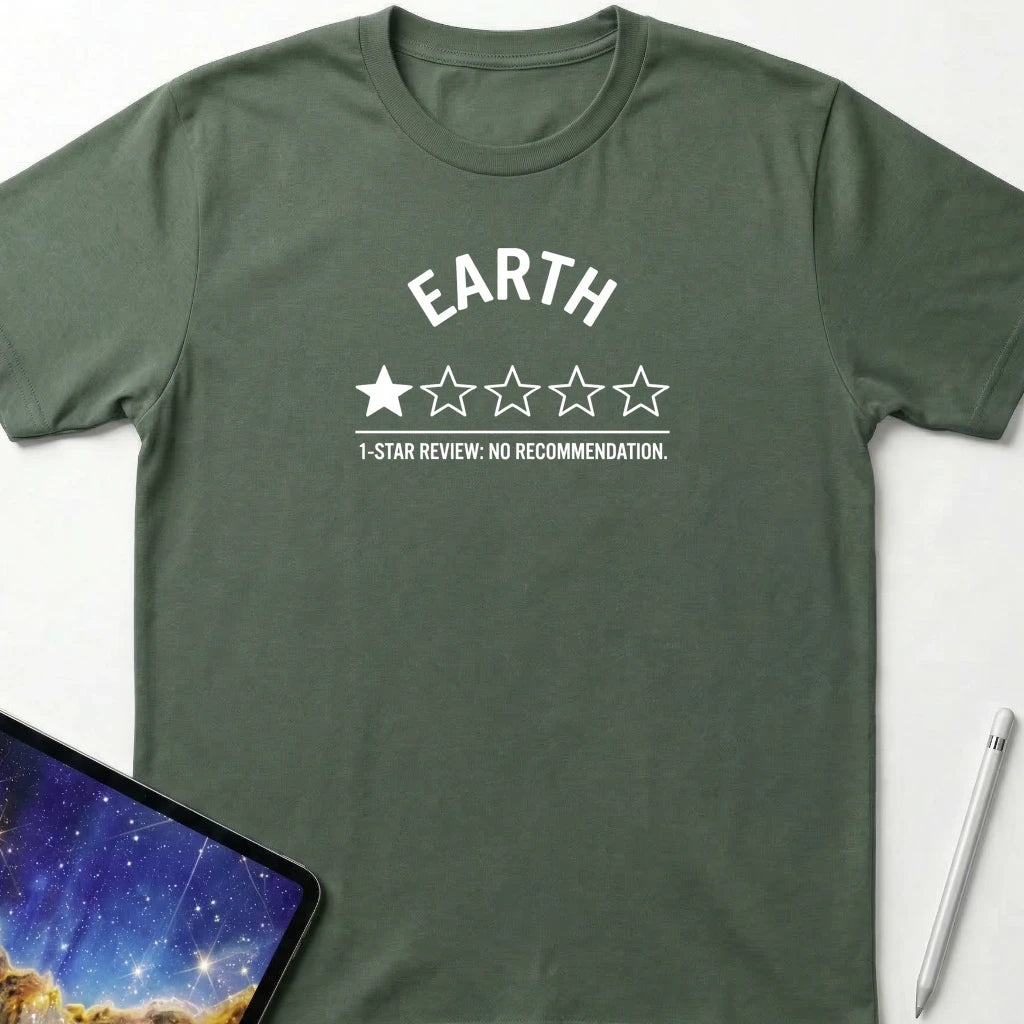 Earth Total Nightmare T-Shirt Military Green