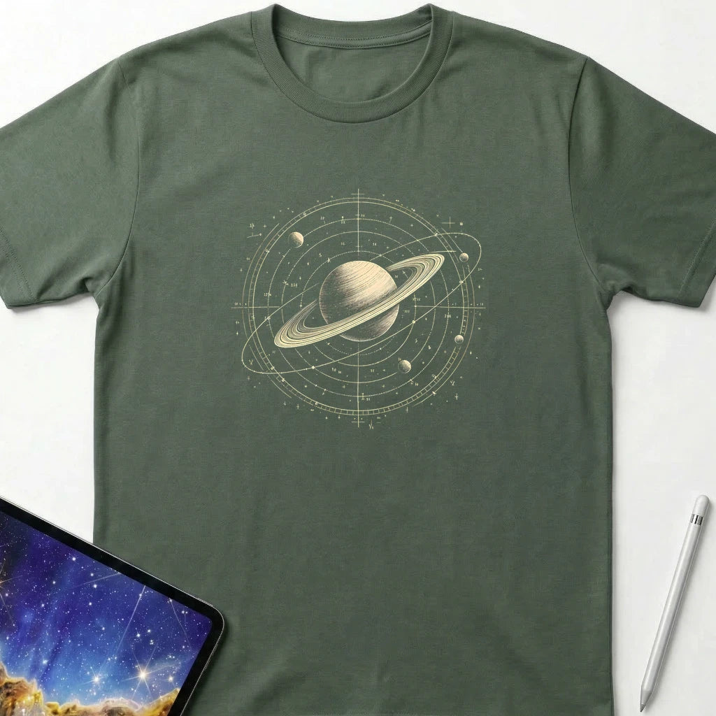 Vintage Solar Art T-Shirt Military Green