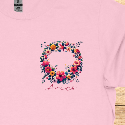 Aries Honeysuckle Art T-Shirt