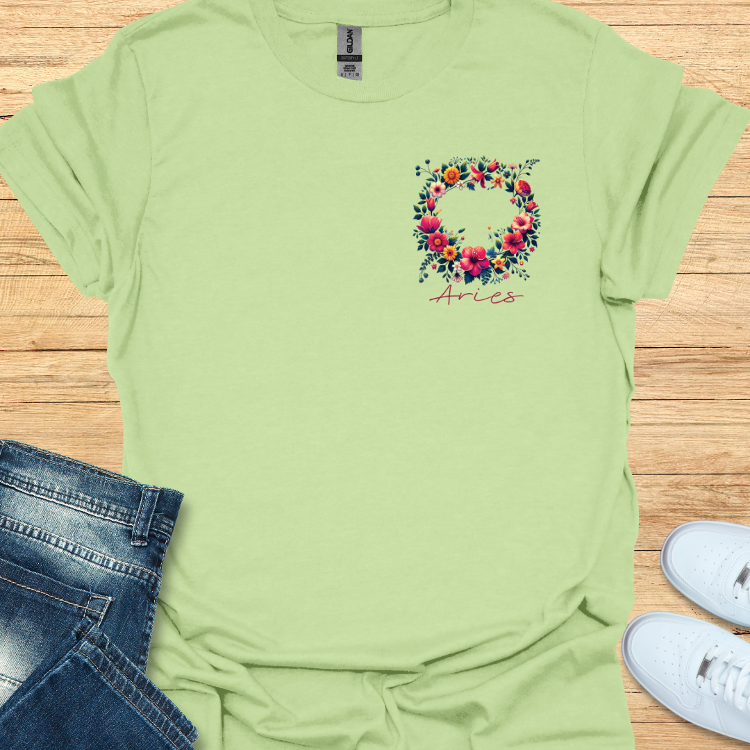 Aries Honeysuckle Art T-Shirt