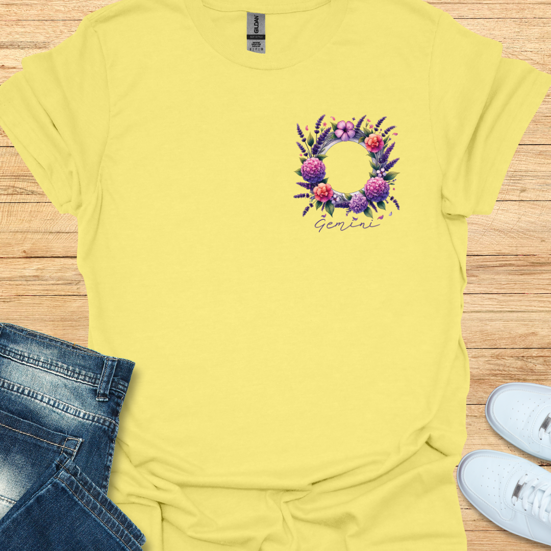Gemini Lavender Art T-Shirt