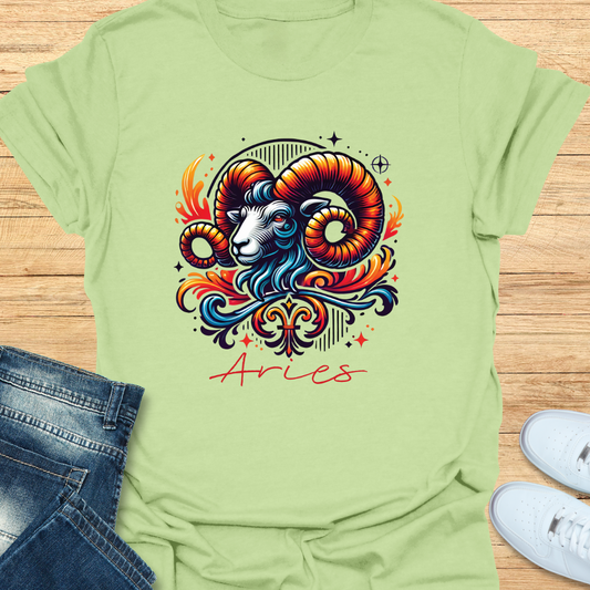 Aries Intricate Graphic T-Shirt