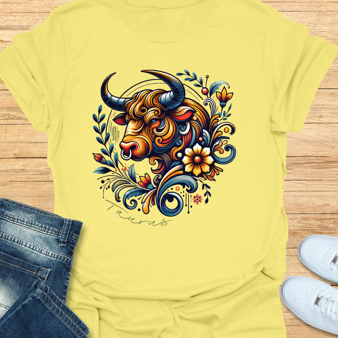 Taurus Intricate Graphic T-Shirt