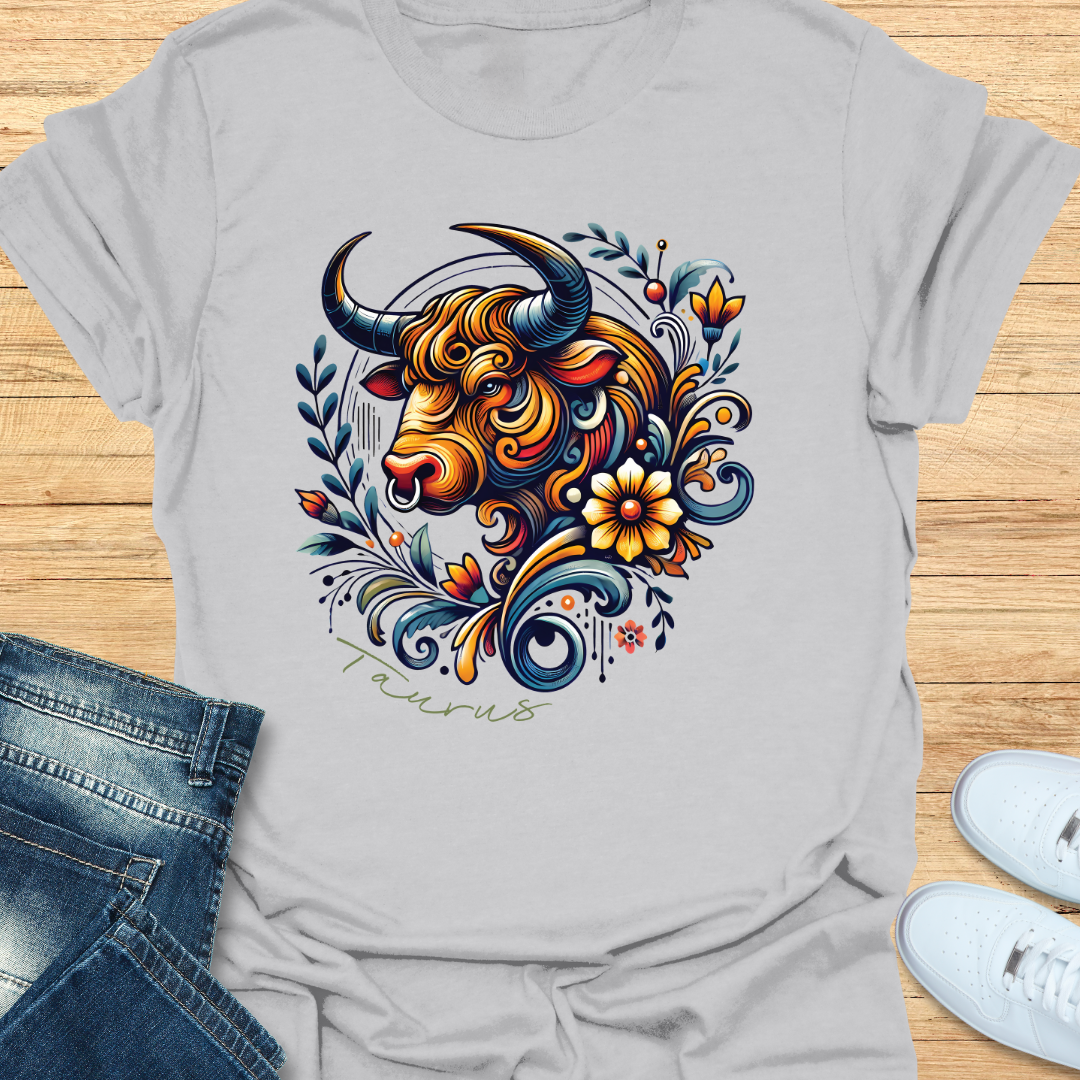 Taurus Intricate Graphic T-Shirt