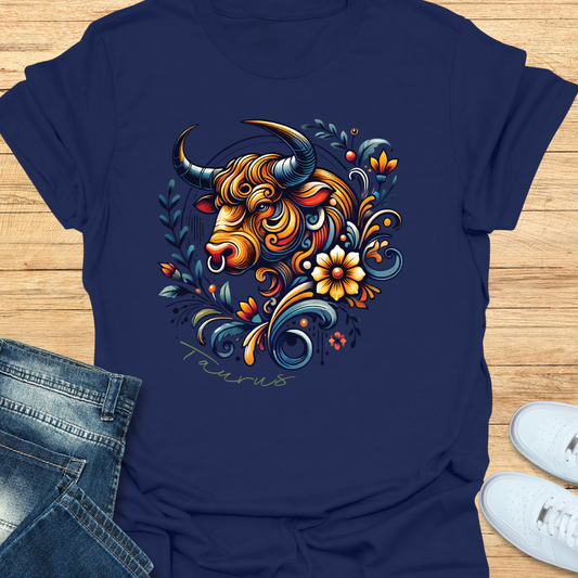 Taurus Intricate Graphic T-Shirt