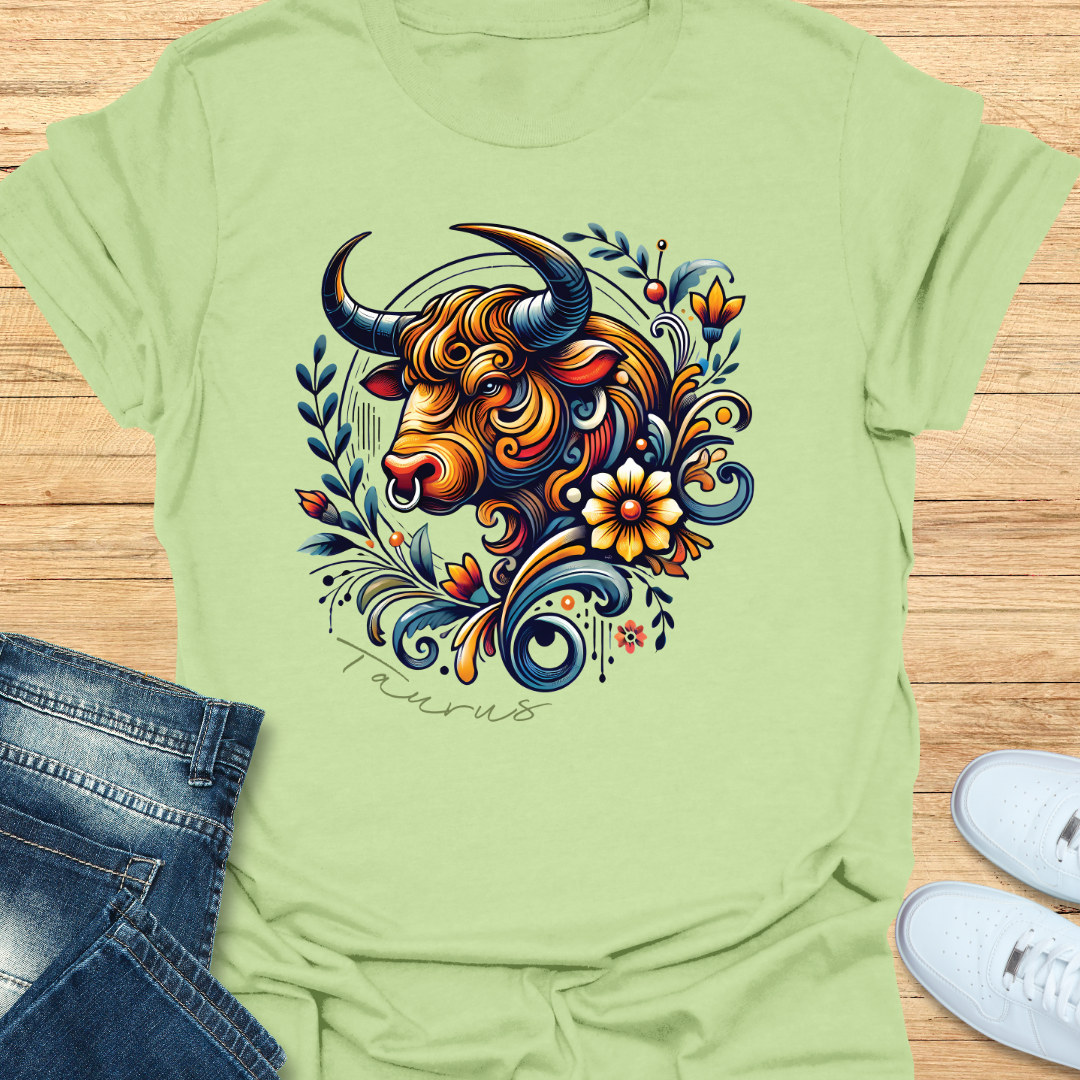 Taurus Intricate Graphic T-Shirt