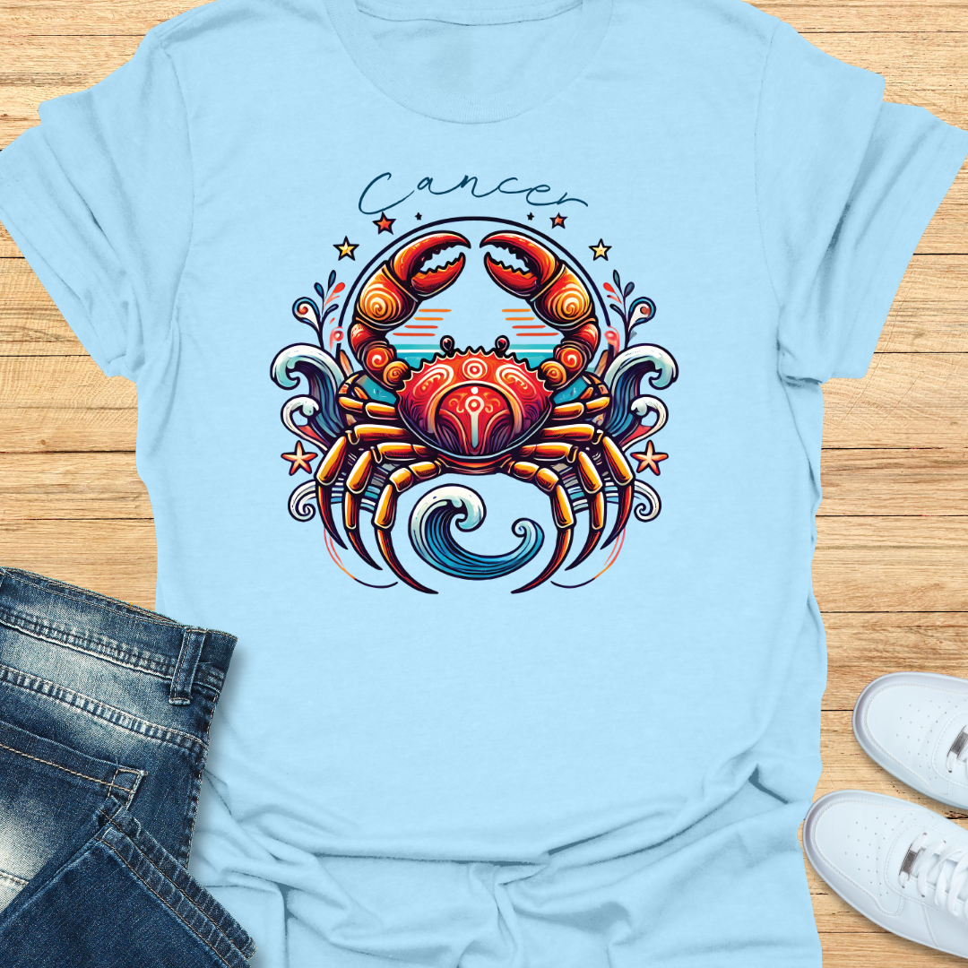 Cancer Intricate Graphic T-Shirt