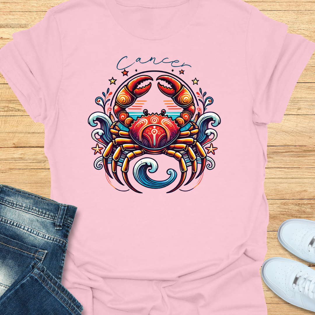 Cancer Intricate Graphic T-Shirt