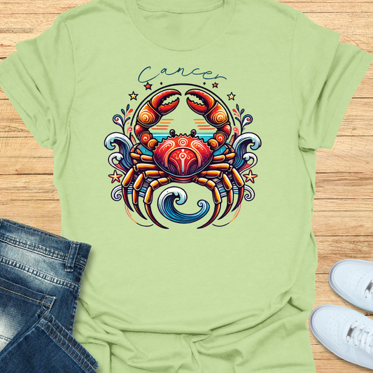 Cancer Intricate Graphic T-Shirt
