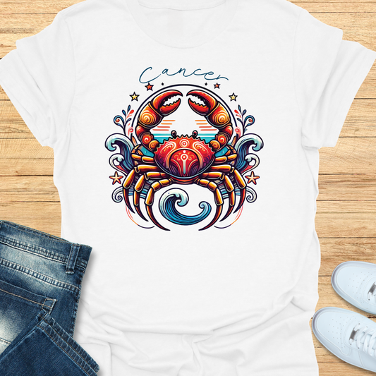 Cancer Intricate Graphic T-Shirt