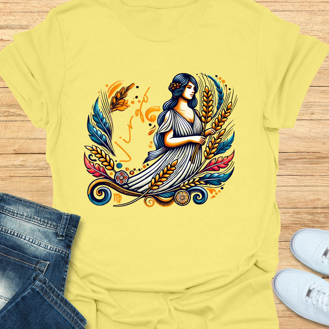 Virgo Intricate Graphic T-Shirt