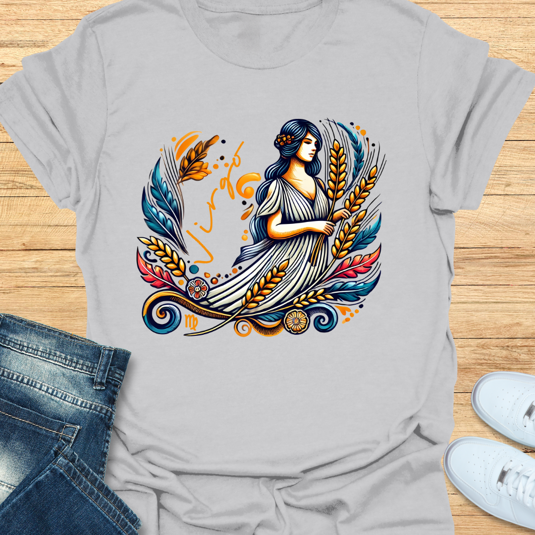 Virgo Intricate Graphic T-Shirt