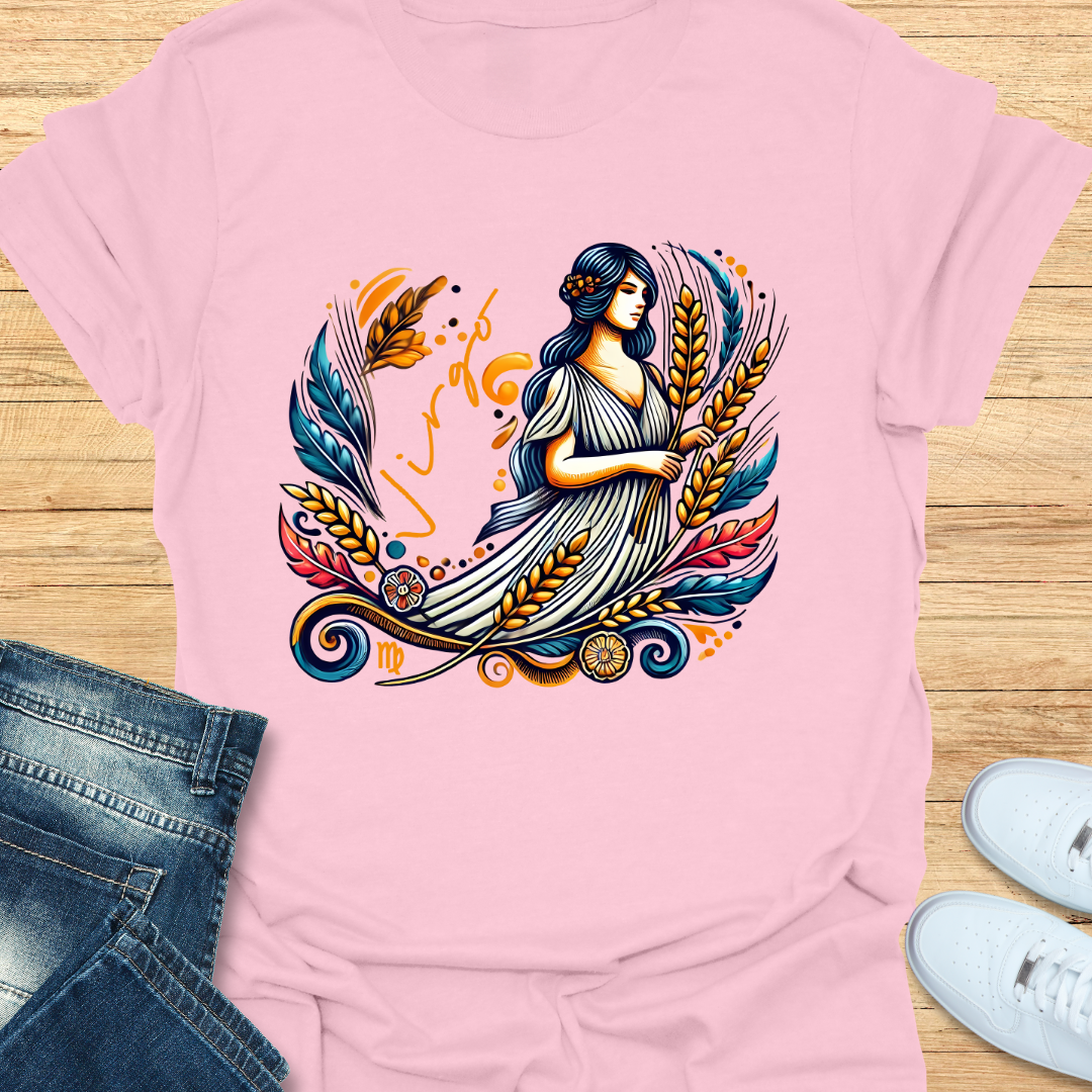 Virgo Intricate Graphic T-Shirt
