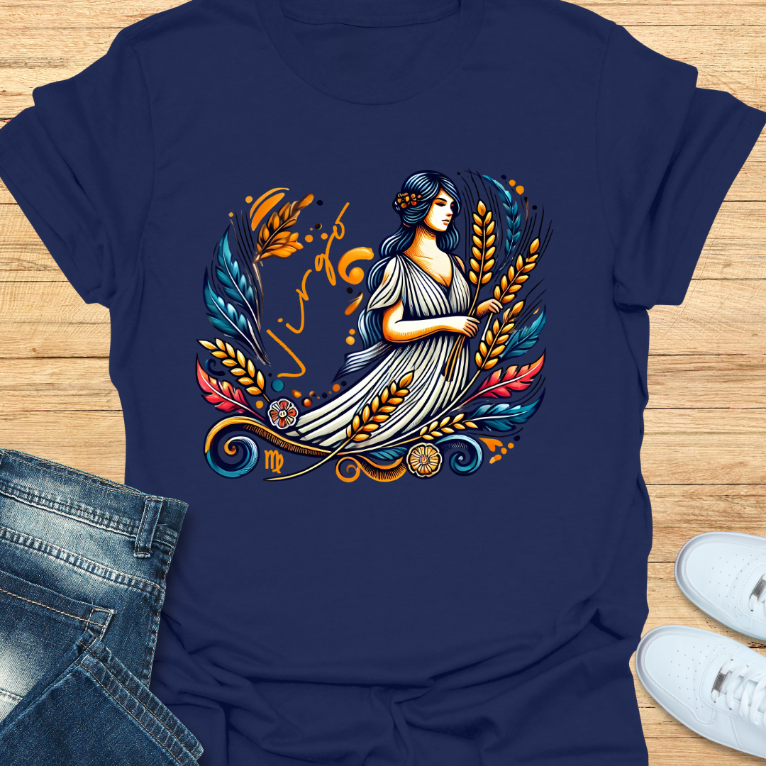 Virgo Intricate Graphic T-Shirt