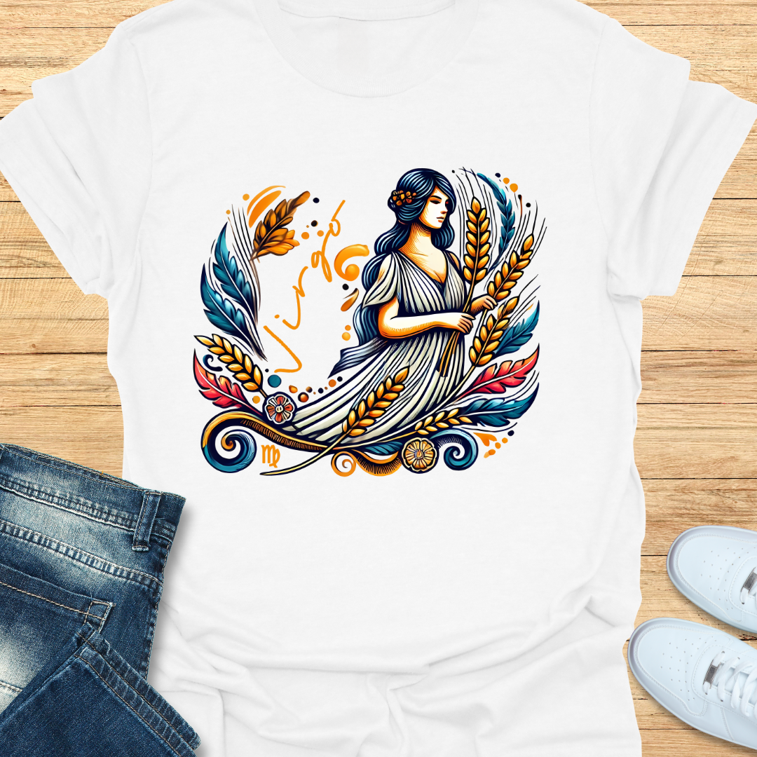 Virgo Intricate Graphic T-Shirt
