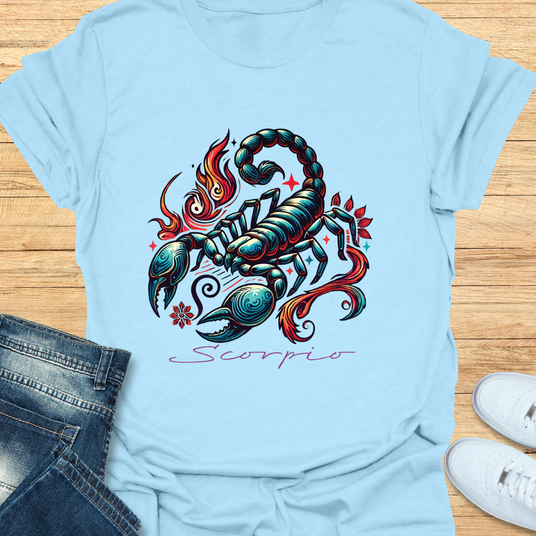 Scorpio Intricate Graphic T-Shirt