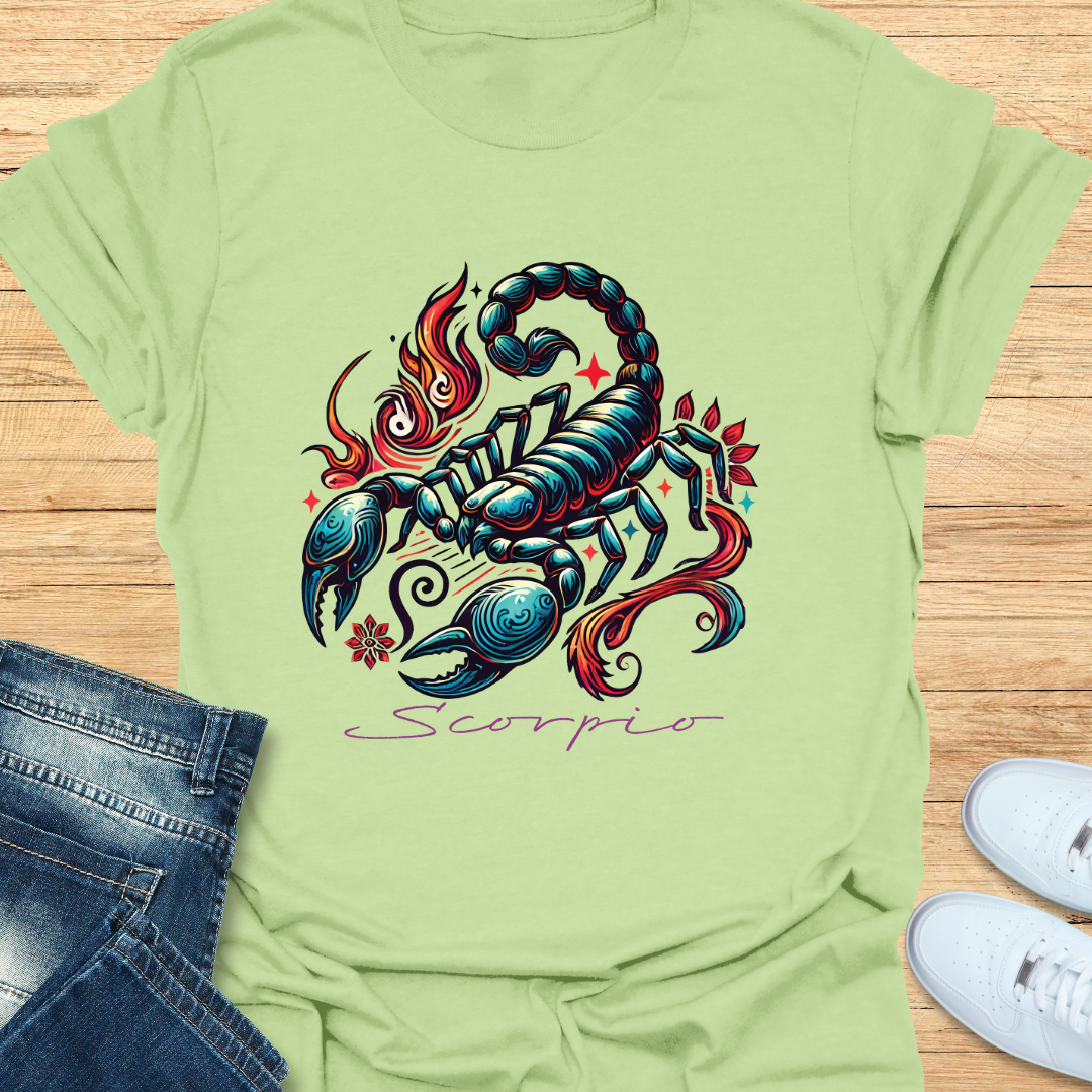 Scorpio Intricate Graphic T-Shirt