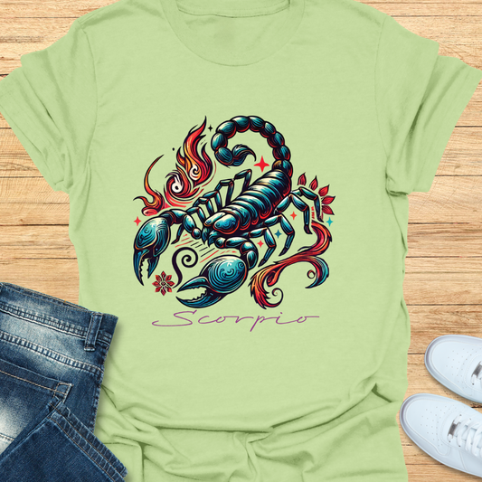 Scorpio Intricate Graphic T-Shirt