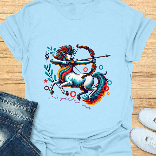 Sagittarius Intricate Graphic T-Shirt