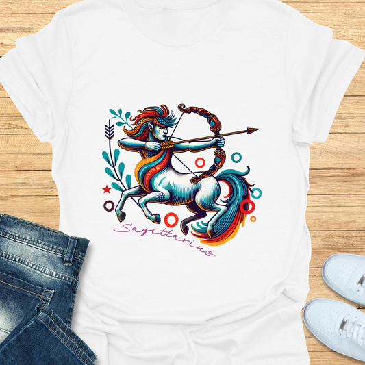 Sagittarius Intricate Graphic T-Shirt