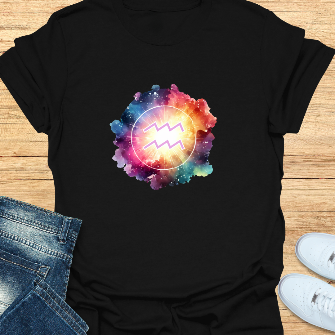 Aquarius Dreamy Sign T-Shirt