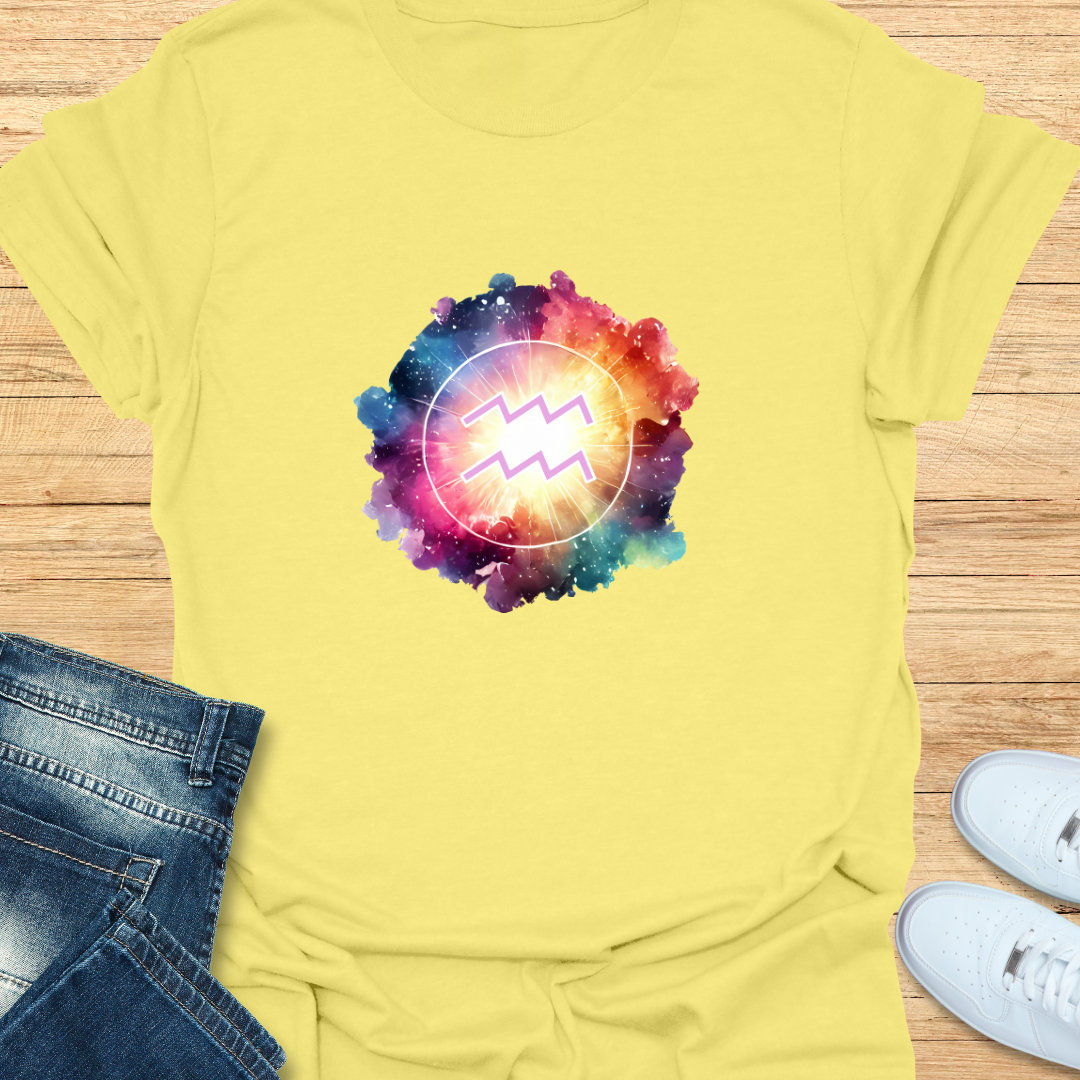 Aquarius Dreamy Sign T-Shirt