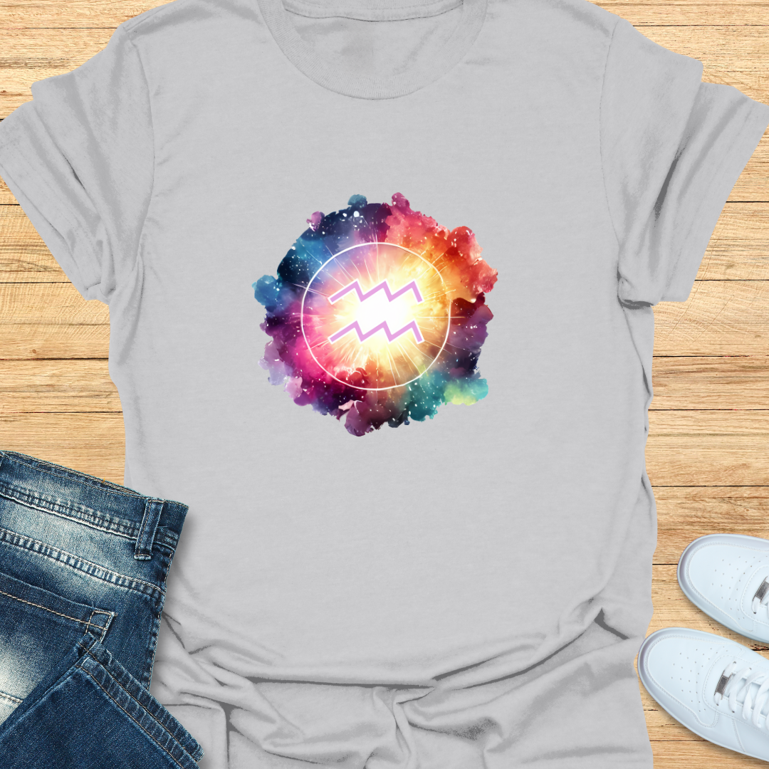 Aquarius Dreamy Sign T-Shirt