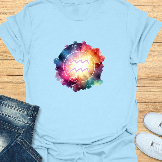 Aquarius Dreamy Sign T-Shirt