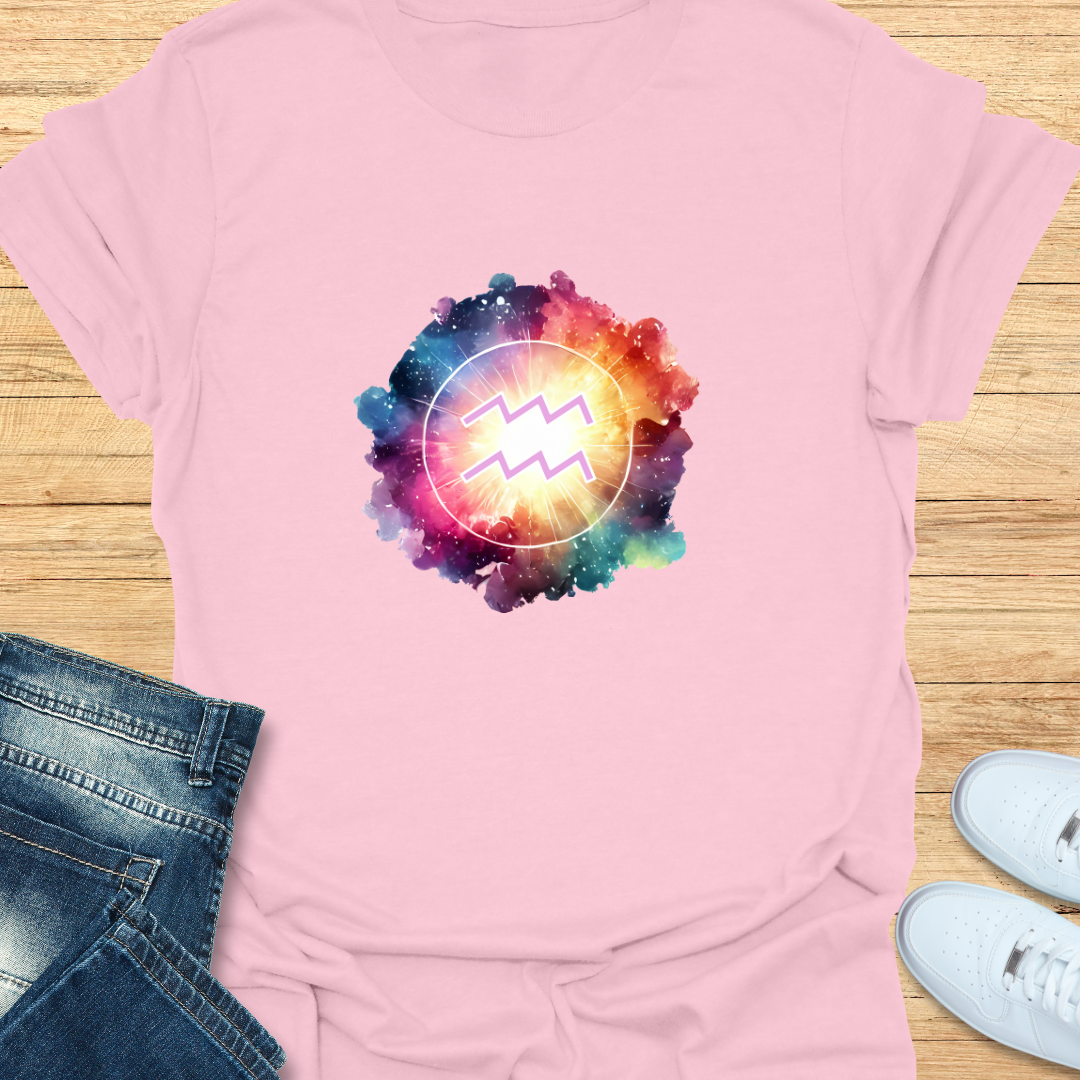 Aquarius Dreamy Sign T-Shirt