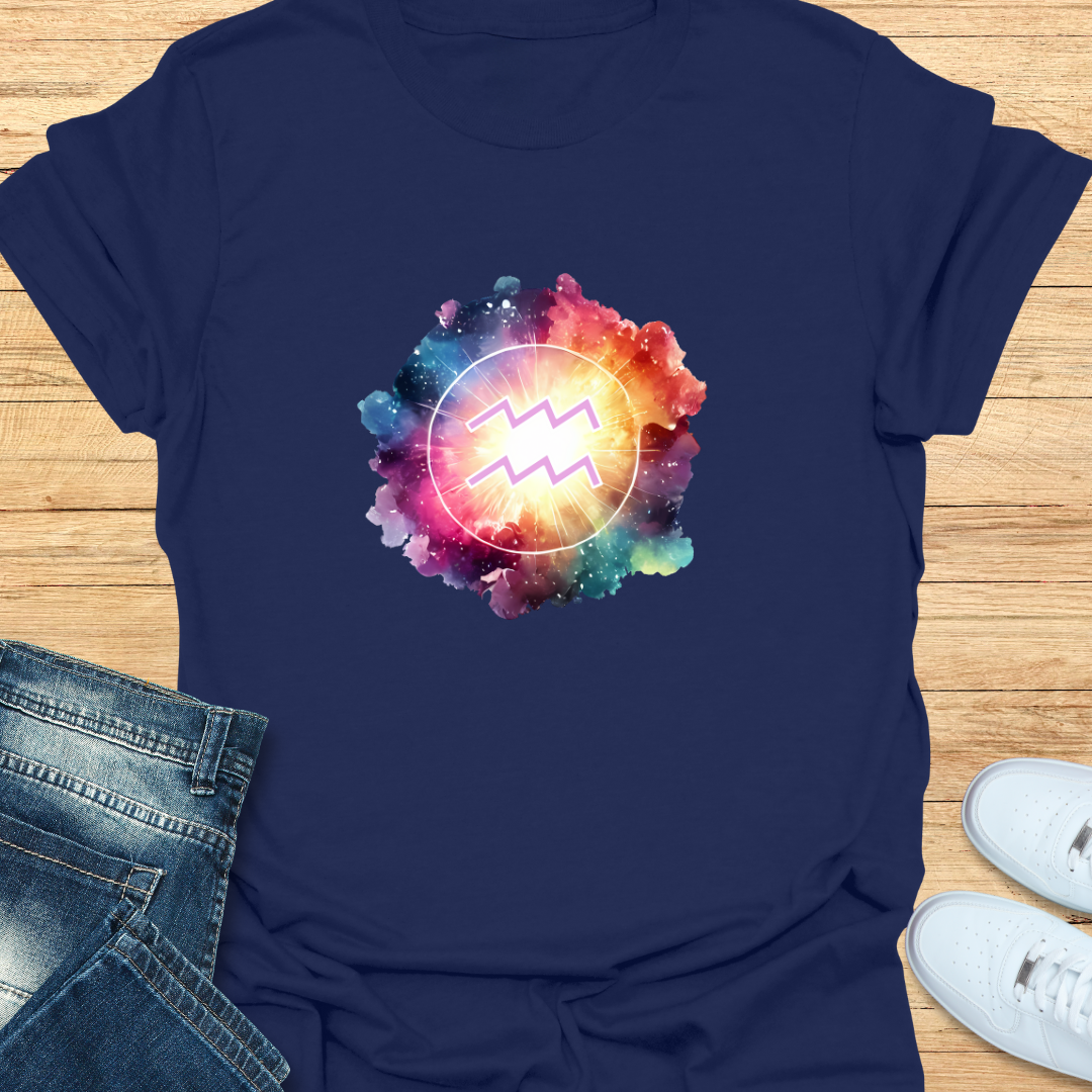 Aquarius Dreamy Sign T-Shirt