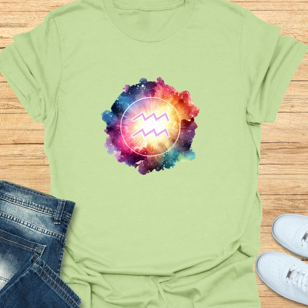 Aquarius Dreamy Sign T-Shirt