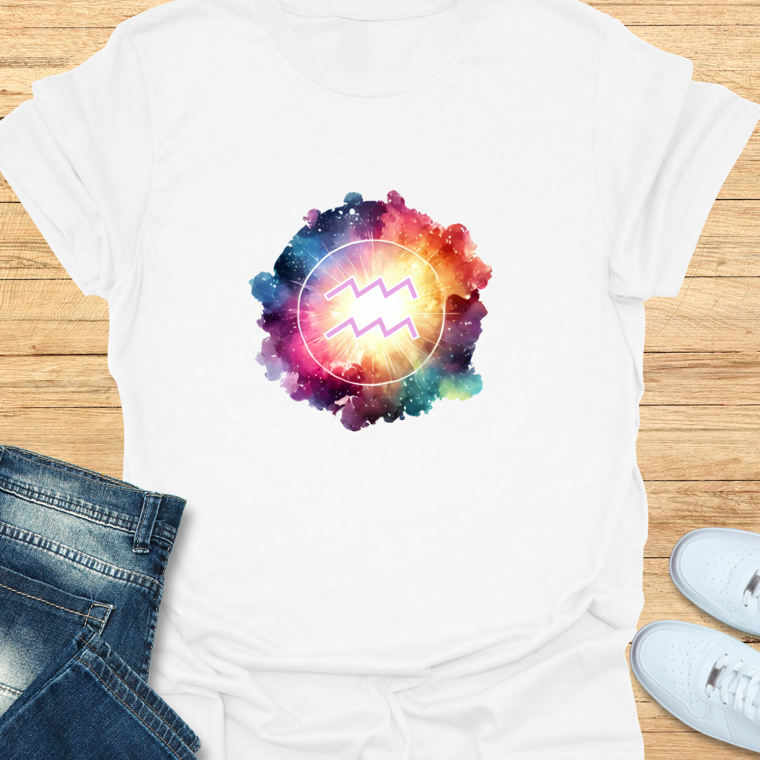 Aquarius Dreamy Sign T-Shirt