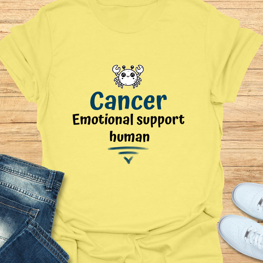 Cancer Emotional Support Human T-Shirt