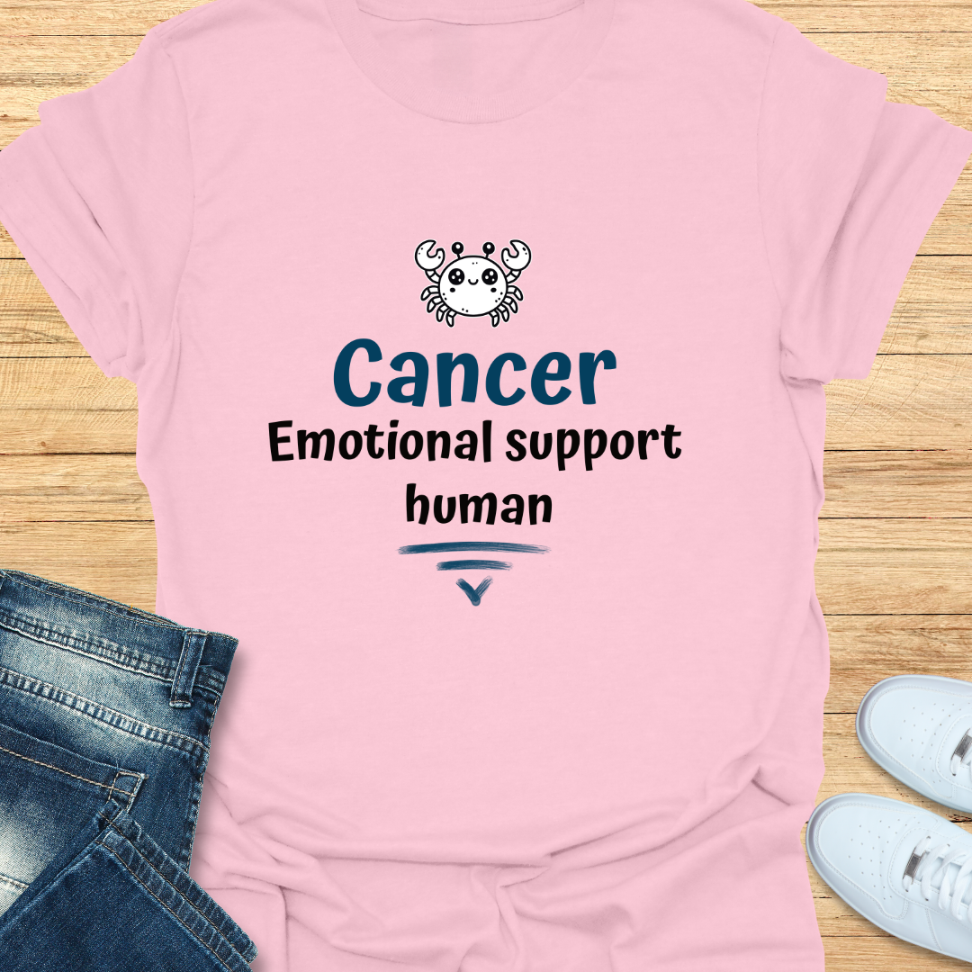 Cancer Emotional Support Human T-Shirt