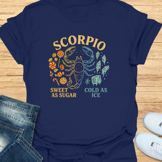 Scorpio Sweet as Sugar Cold as Ice T-Shirt
