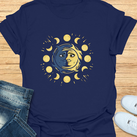 Vibrant Sun and Moon T-Shirt
