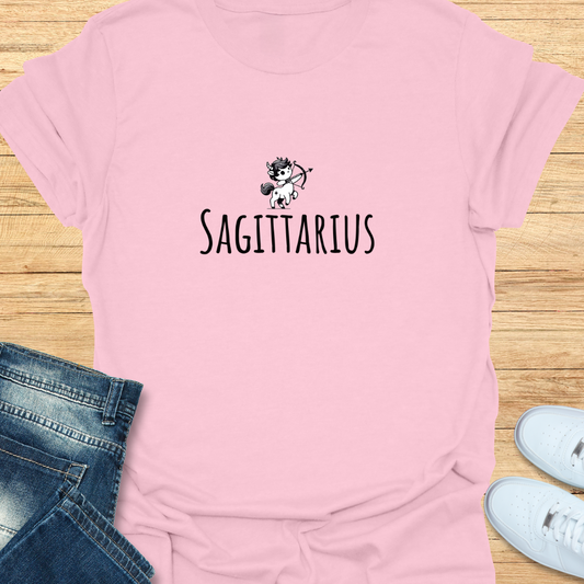 Sagittarius Cute Logo T-Shirt
