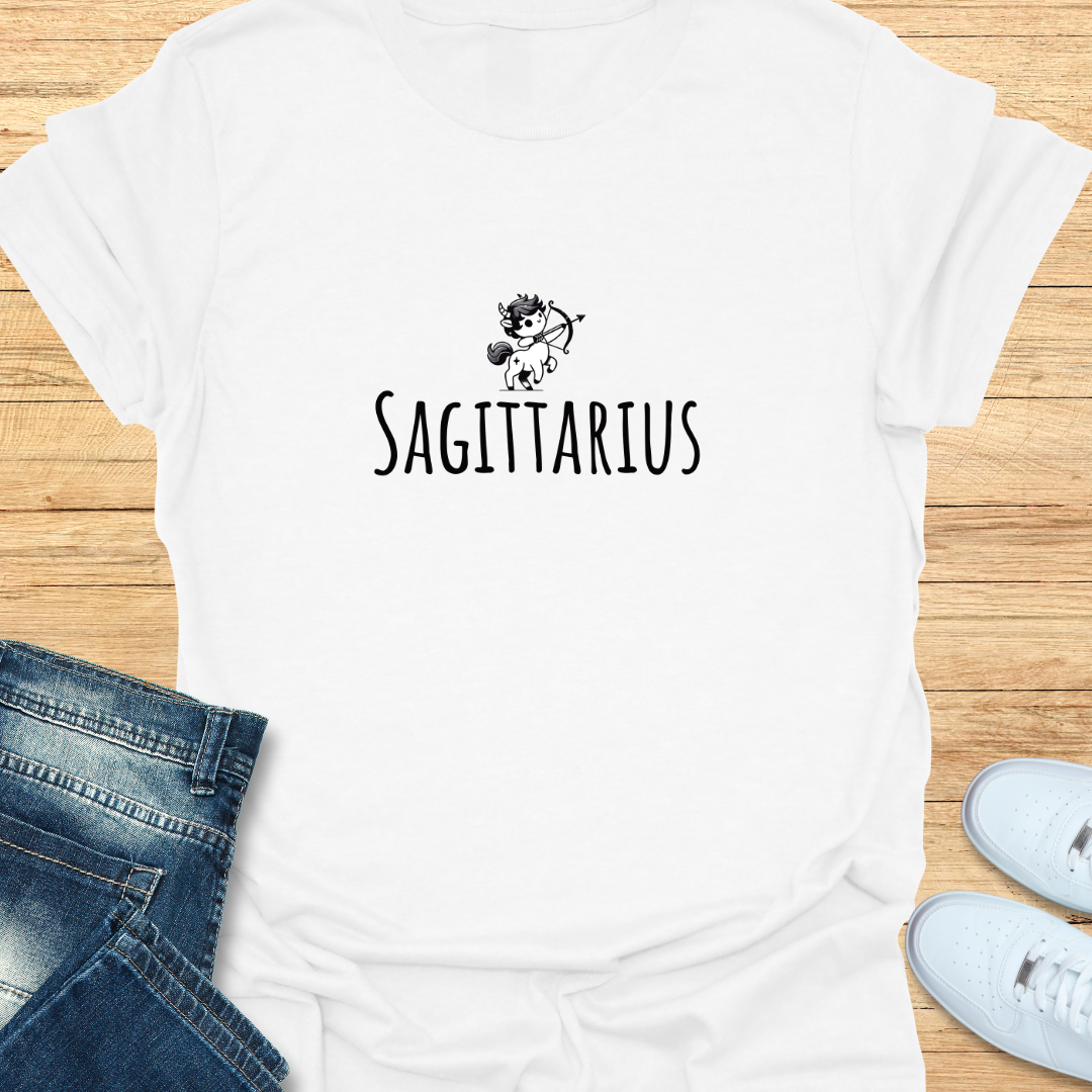 Sagittarius Cute Logo T-Shirt