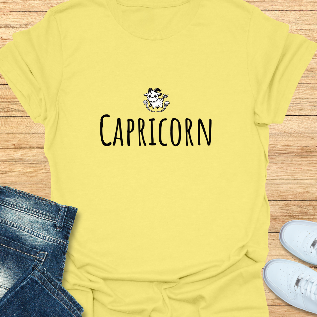 Capricorn Cute Logo T-Shirt