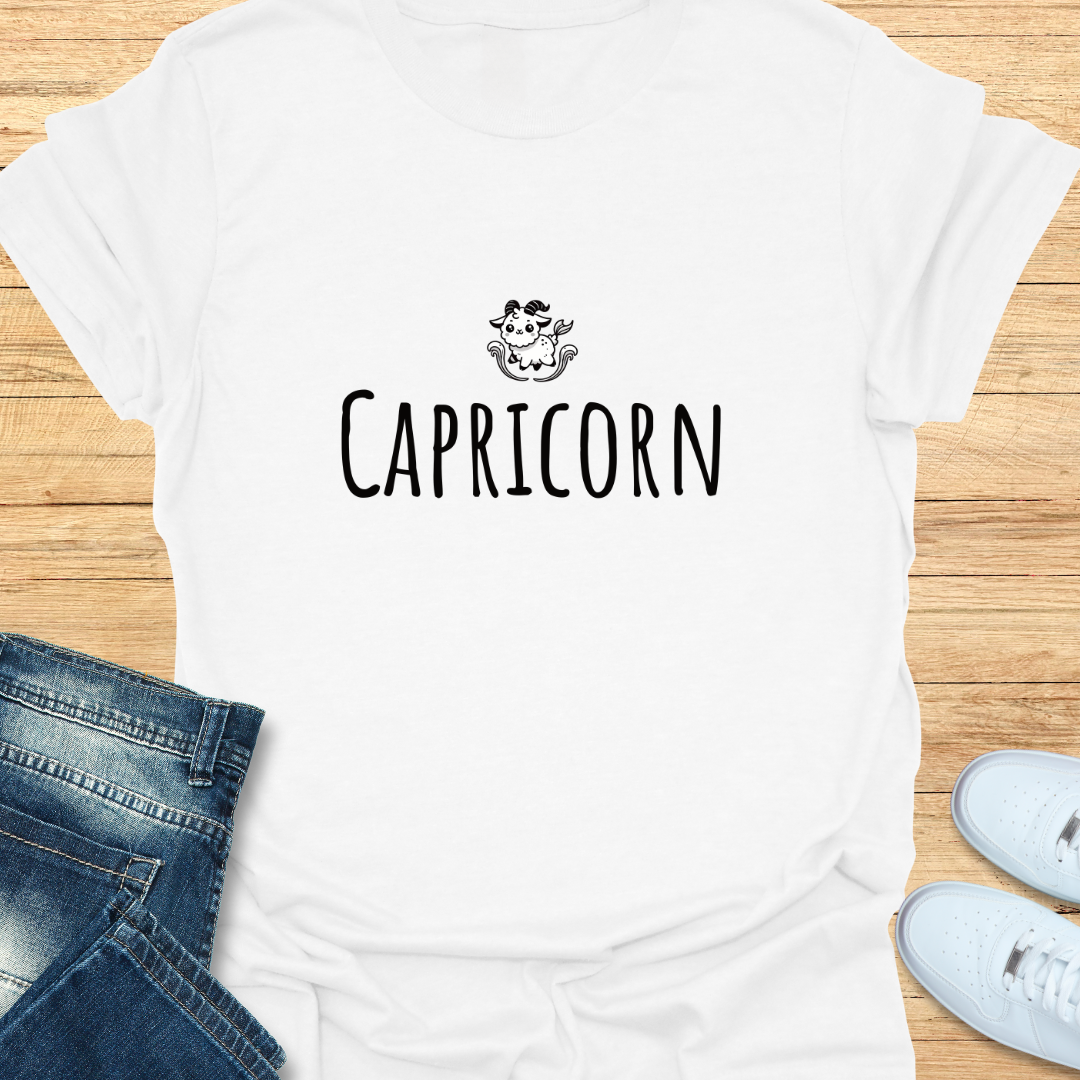 Capricorn Cute Logo T-Shirt