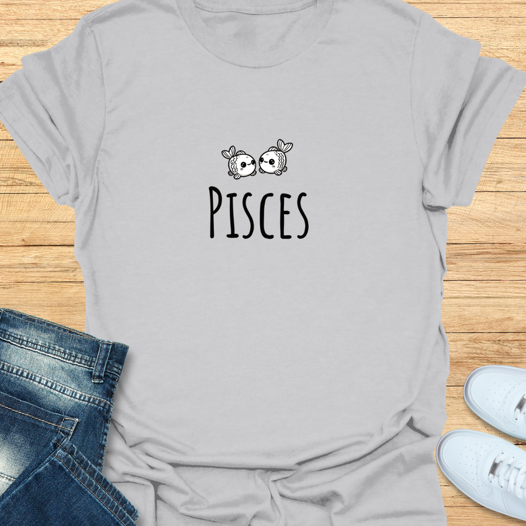 Pisces Cute Logo T-Shirt