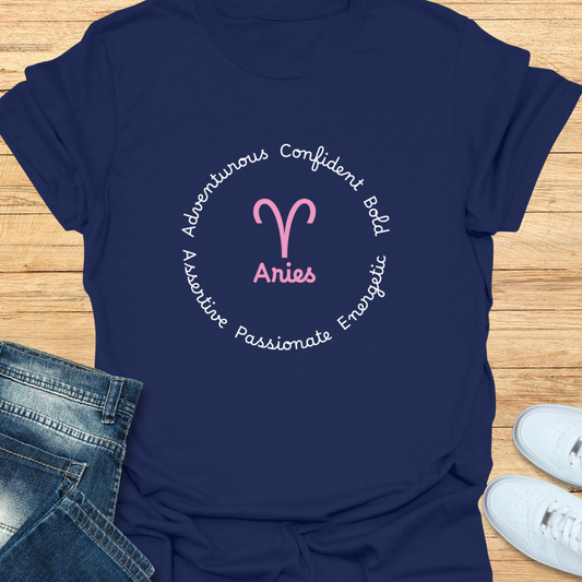 Aries Trait Wheel T-Shirt