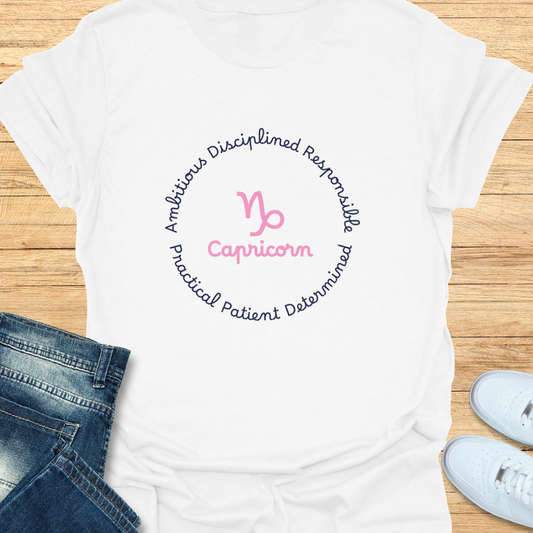 Capricorn Trait Wheel T-Shirt